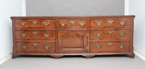 18th Century Cheshire Oak Dresser Base