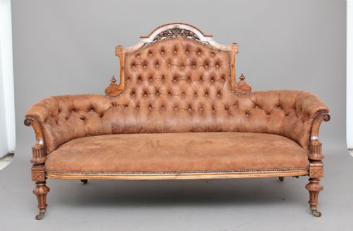19th Century Walnut Sofa