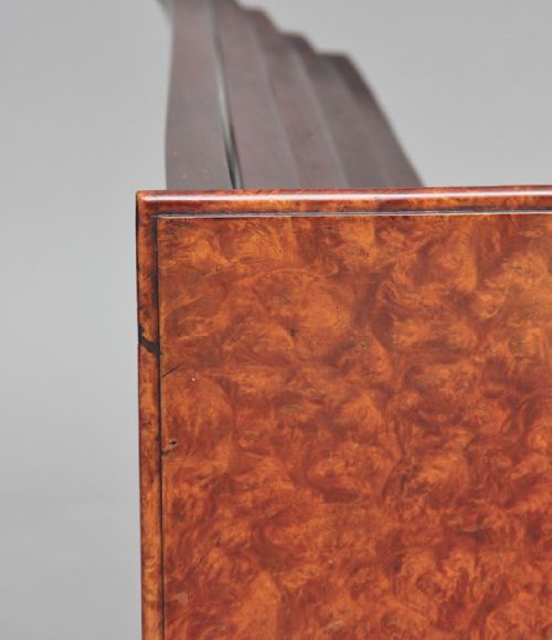 SET OF 19TH CENTURY TEAK AND BURR WALNUT NEST OF TABLES - ADDITIONAL PHOTO 7