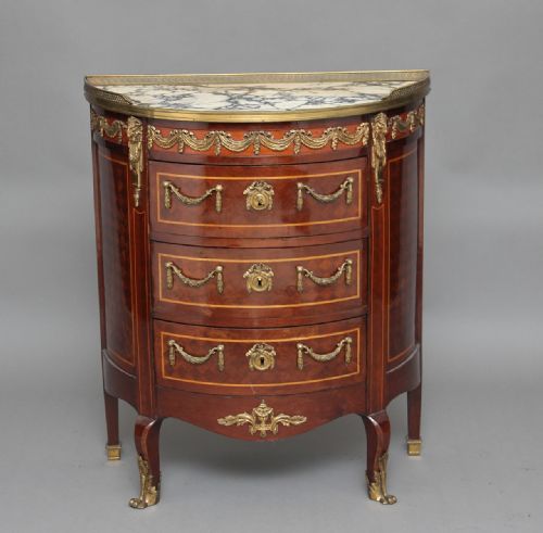 19th Century Mahogany and Marble Top Commode