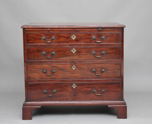 18th Century Mahogany Chest with Slide