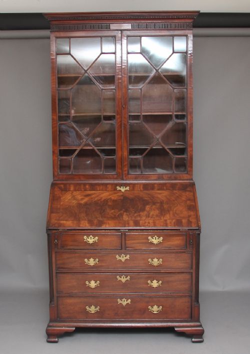 18th Century Mahogany Bureau Bookcase