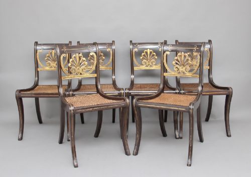 Set of Six 19th Century Regency Chairs