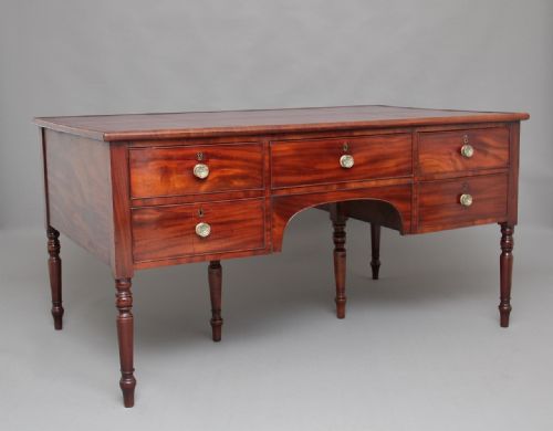 19th Century Mahogany Partners Desk
