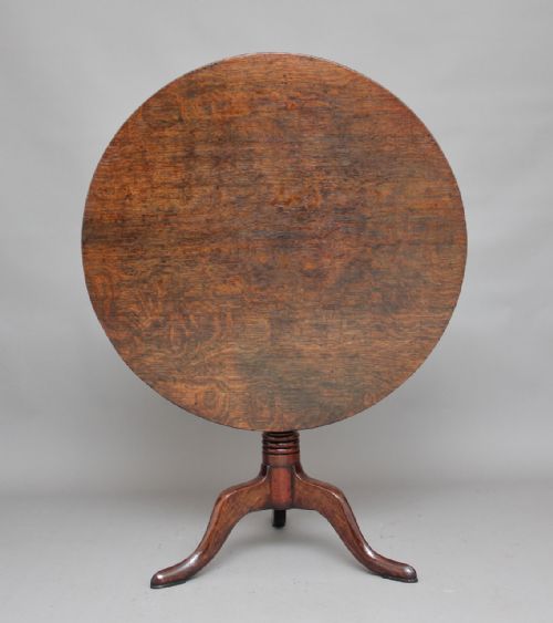 18th Century Oak Tripod Table