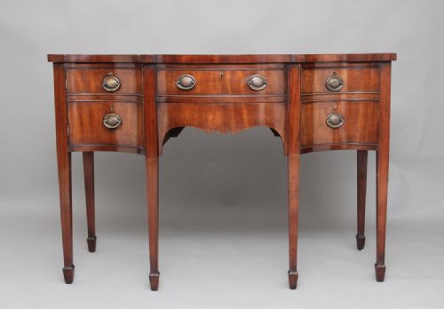 Early 19th Century Mahogany Serpentine Sideboard