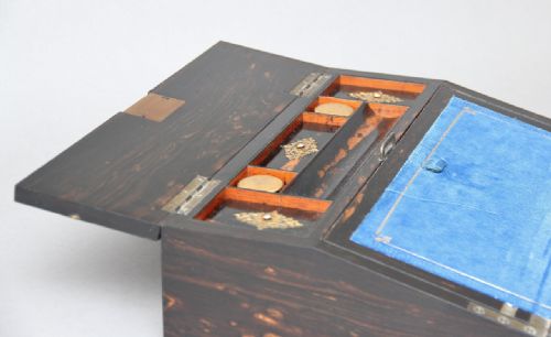 19TH CENTURY COROMANDEL WRITING SLOPE - ADDITIONAL PHOTO 3