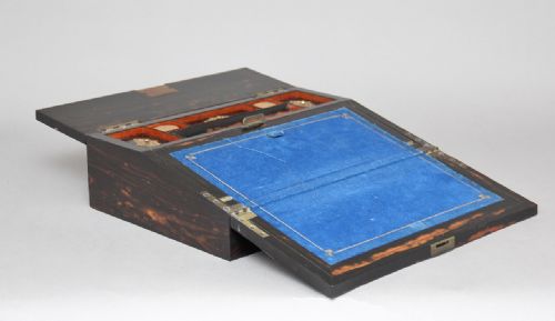 19TH CENTURY COROMANDEL WRITING SLOPE - ADDITIONAL PHOTO 5