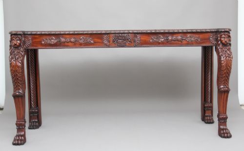 19th Century Mahogany Irish Serving Table