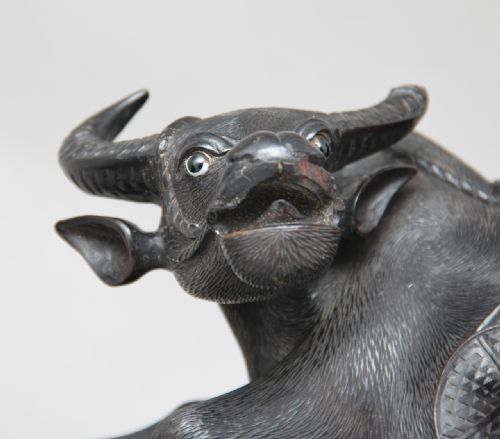 A PAIR OF 20TH CENTURY CHINESE WOOD CARVINGS - ADDITIONAL PHOTO 6