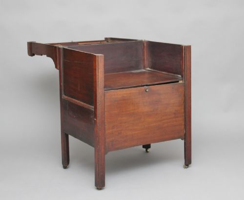 18TH CENTURY MAHOGANY BEDSIDE CUPBOARD - ADDITIONAL PHOTO 6