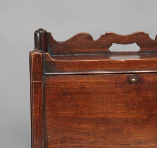 18TH CENTURY MAHOGANY BEDSIDE CUPBOARD - ADDITIONAL PHOTO 8