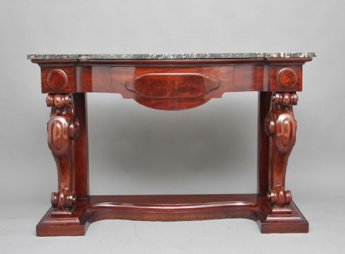 19th Century Mahogany Console Table