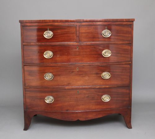 Early 19th Century Mahogany Bowfront Chest