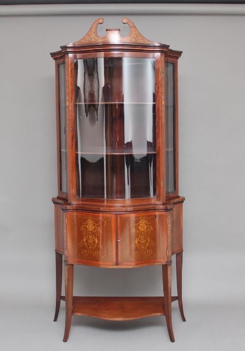 19th Century Mahogany Display Cabinet