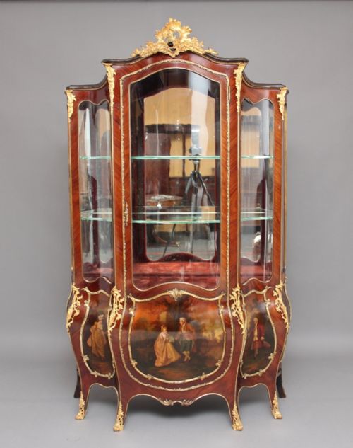 19th Century French Kingwood and Ormolu Vitrine