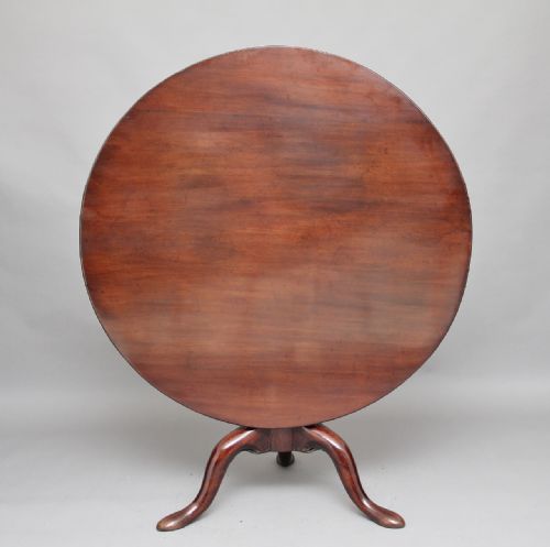 18th Century Mahogany Tripod Table