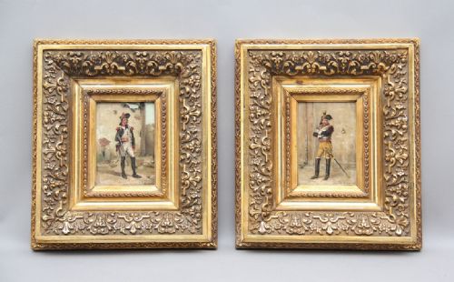 Pair of 19th Century French Oil Paintings