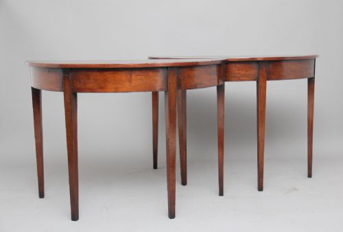 Pair of Early 19th Century Mahogany Consul Tables