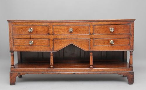 Early 19th Century Oak Potboard Dresser