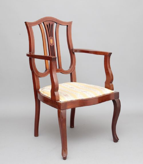 Early 20th Century Mahogany Armchair