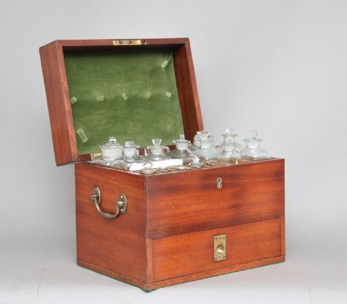 19th Century Mahogany Apothecary Box
