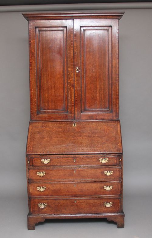 18th Century Oak Bureau Bookcase
