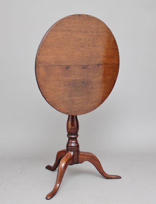 18th Century Oak Tripod Table