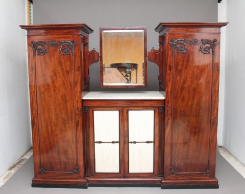 19th Century Mahogany Wardrobe