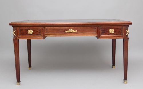 19th Century French Mahogany Writing Table