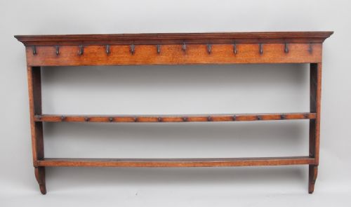 18th Century Oak Hanging Rack