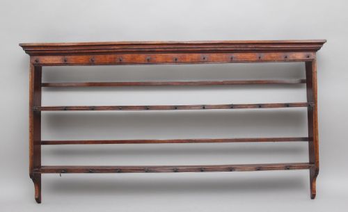 18th Century Oak Hanging Rack