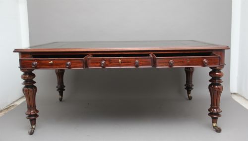 fig 2. 19th Century mahogany partners writing desk
