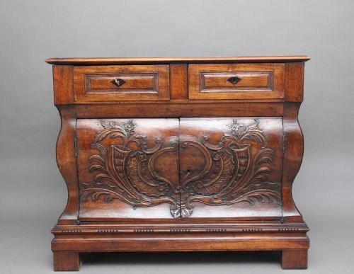 18th Century French Walnut Bombay Commode