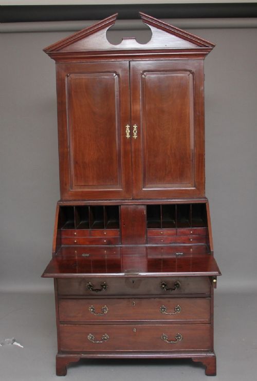 18th Century Mahogany Bureau Bookcase
