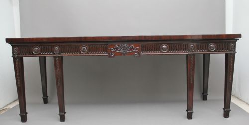 Large 18th Century Mahogany Serving Table