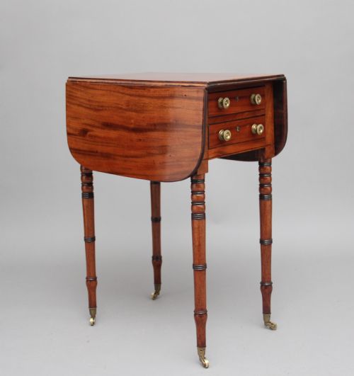19th Century Mahogany Drop Leaf Table