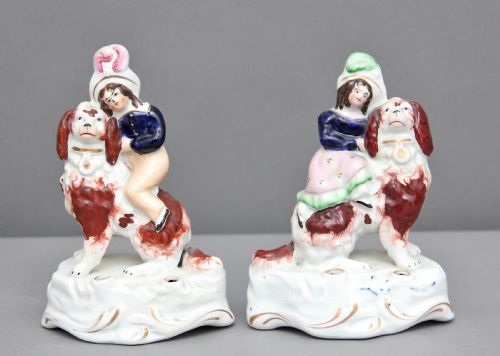 Pair of Staffordshire Figures
