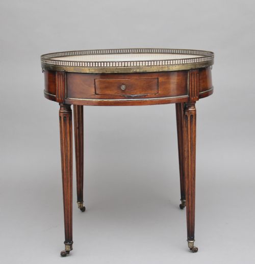 Early 19th Century Mahogany and Marble Top Occasional Table