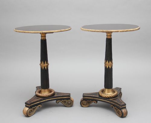 Pair 19th Century Lamp Tables
