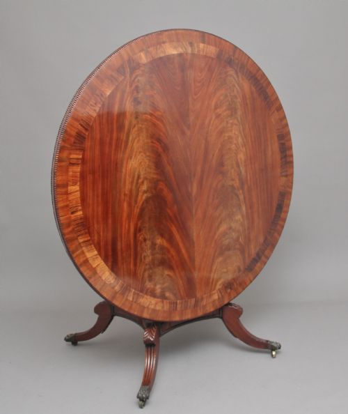 Early 19th Century Flame Mahogany Breakfast Table