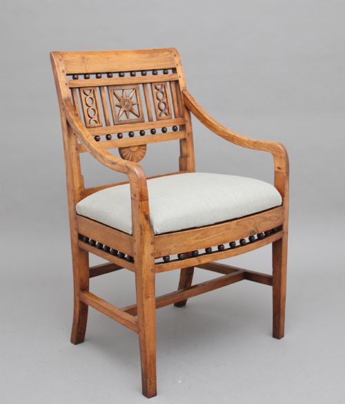 19th Century Ash Desk Chair