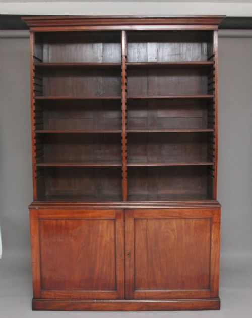 Early 19th Century Mahogany Open Bookcase