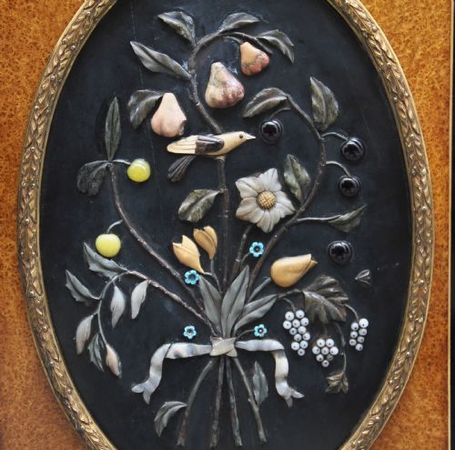 19TH CENTURY AMBOYNA AND EBONISED CREDENZA - ADDITIONAL PHOTO 9
