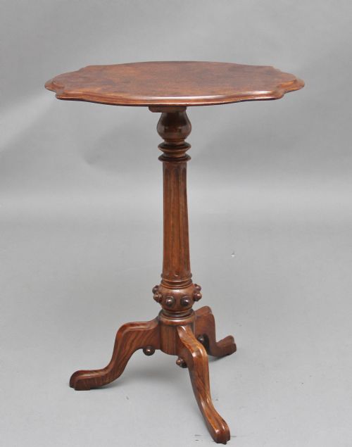 19th Century Burr Walnut Occasional Table