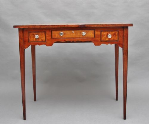 19th Century Satin Birch Side Table