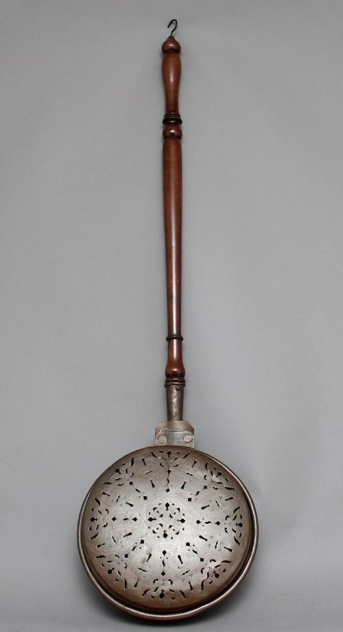 19th Century Copper Bed Warming Pan