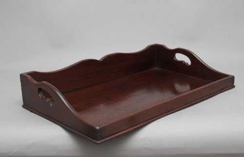 Large Early 19th Century Mahogany Tray