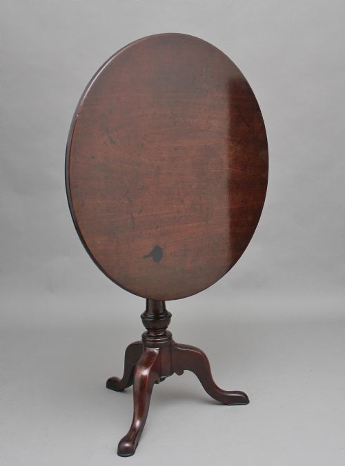 18th Century Mahogany Tripod Table