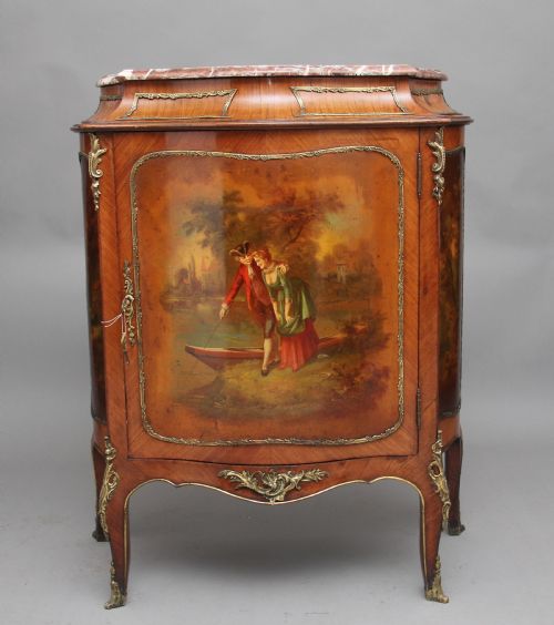 19th Century French Kingwood and Brass Mounted Cabinet